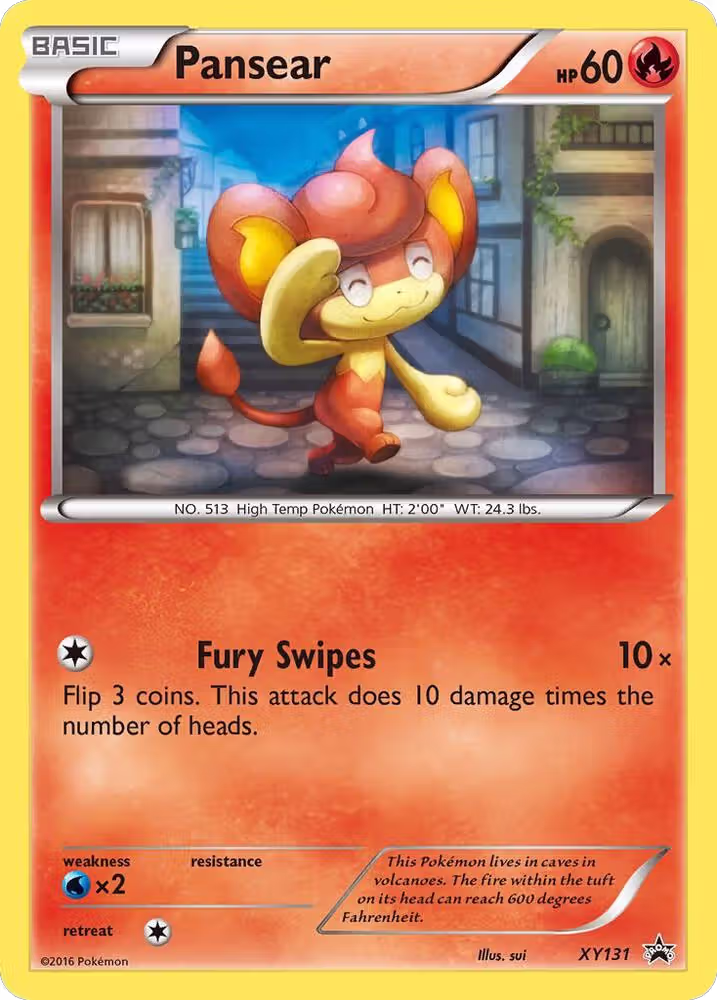 Pansear (XY131), XY Promos — Pokémon card price
