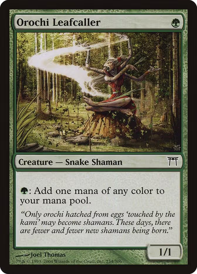 Orochi Leafcaller (234), Champions of Kamigawa — Magic card price