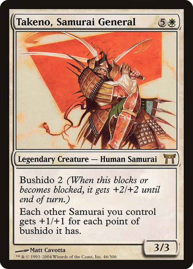 Takeno, Samurai General (46), Champions of Kamigawa — Magic card price