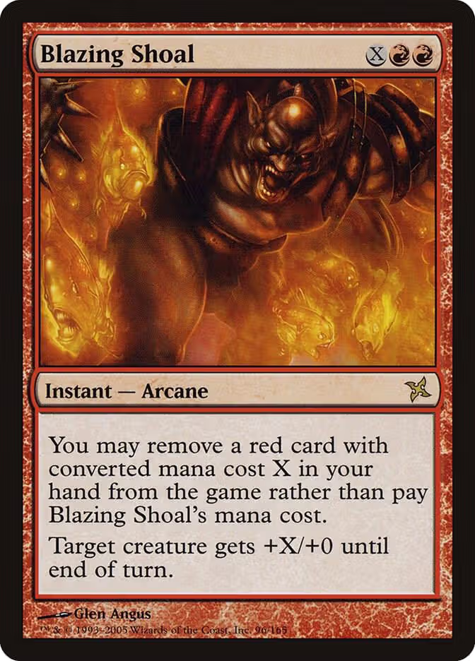Blazing Shoal (96), Betrayers of Kamigawa — Magic card price