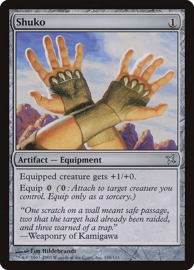 Shuko (159), Betrayers of Kamigawa — Magic card price