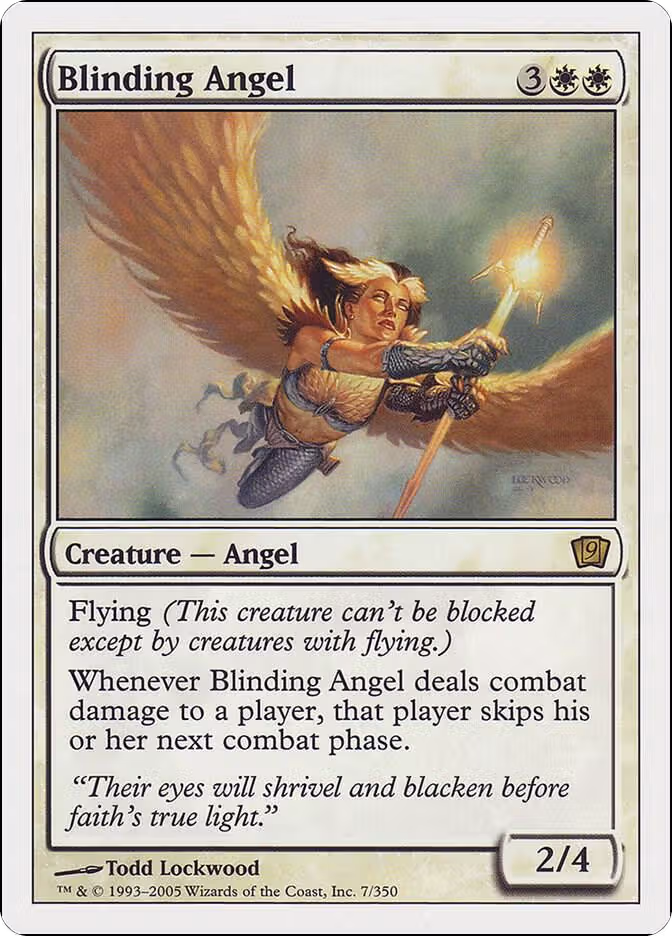 Blinding Angel (7), 9th Edition — Magic card price