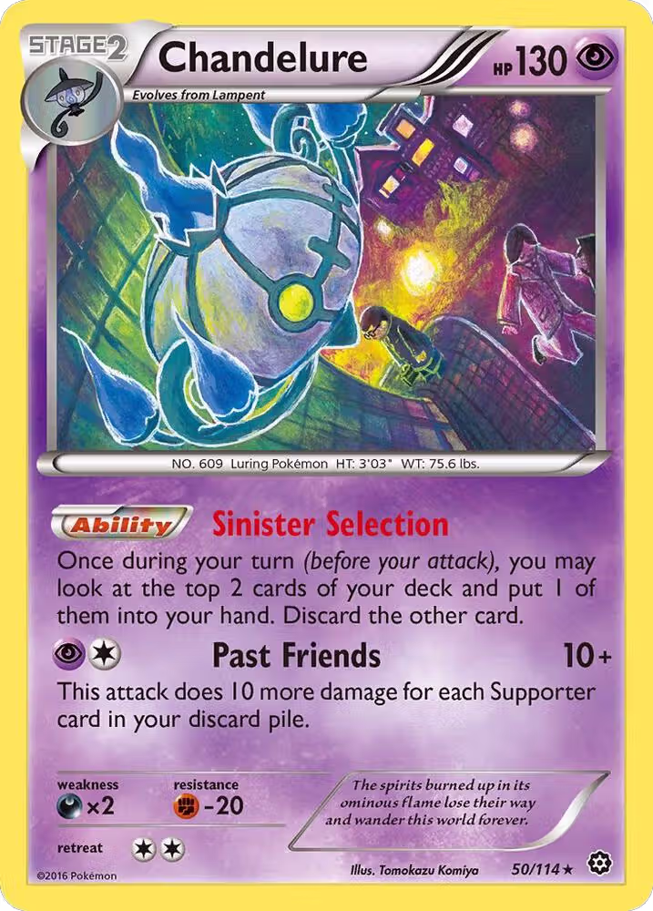 Chandelure (50/114), XY - Steam Siege — Pokémon card price