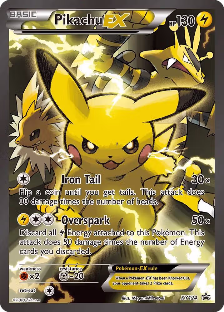 Pikachu EX - XY124 (XY124), XY Promos — Pokémon card price