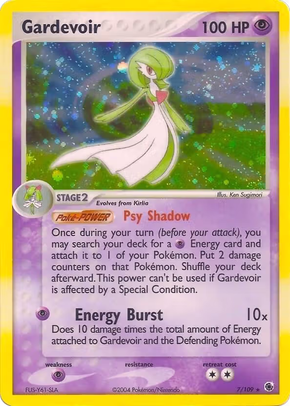 Gardevoir (Holo) (7), EX Battle Stadium — Pokémon card price