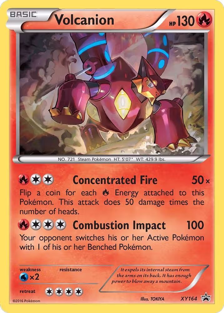 Volcanion - XY164 (XY164), XY Promos — Pokémon card price