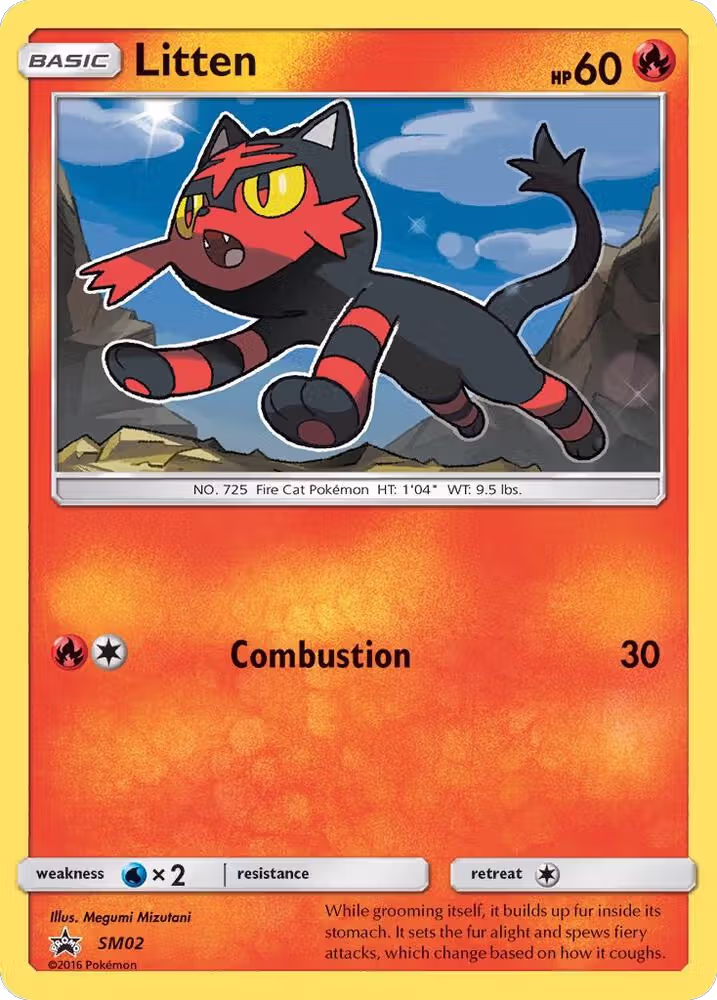 Litten - SM02 (SM02), SM Promos — Pokémon card price