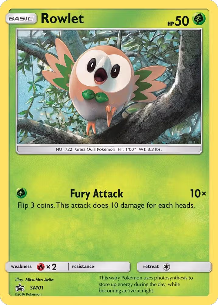 Rowlet - SM01 (SM01), SM Promos — Pokémon card price