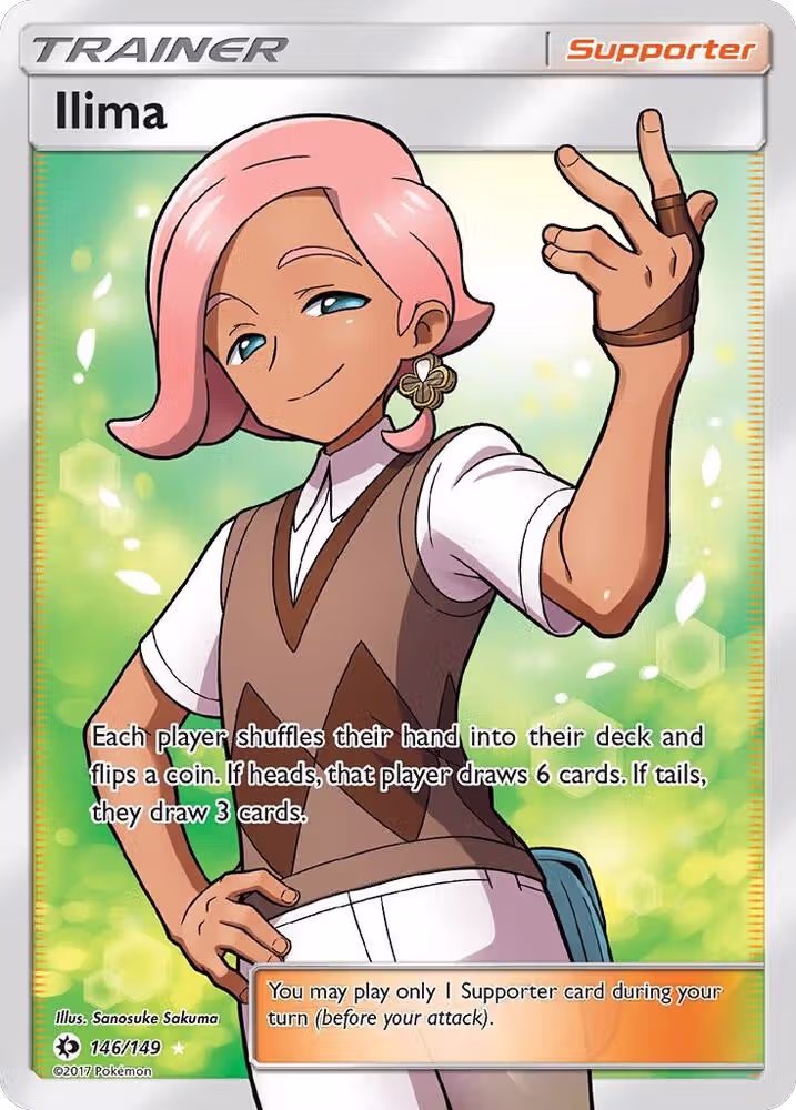 Ilima (Full Art) (146/149), SM Base Set — Pokémon card price