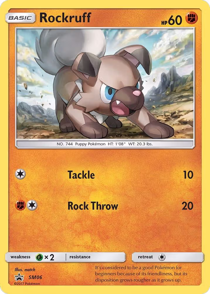 Rockruff - SM06 (SM06), SM Promos — Pokémon card price