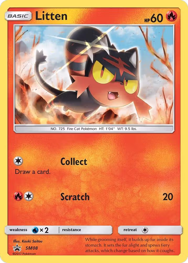 Litten - SM08 (SM08), SM Promos — Pokémon card price