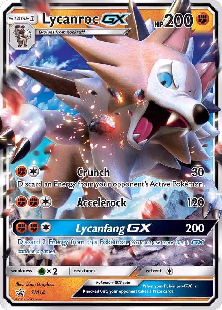 Lycanroc GX - SM14 (SM14), SM Promos — Pokémon card price