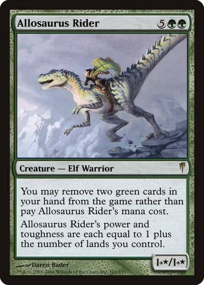 Allosaurus Rider (101), Coldsnap — Magic card price