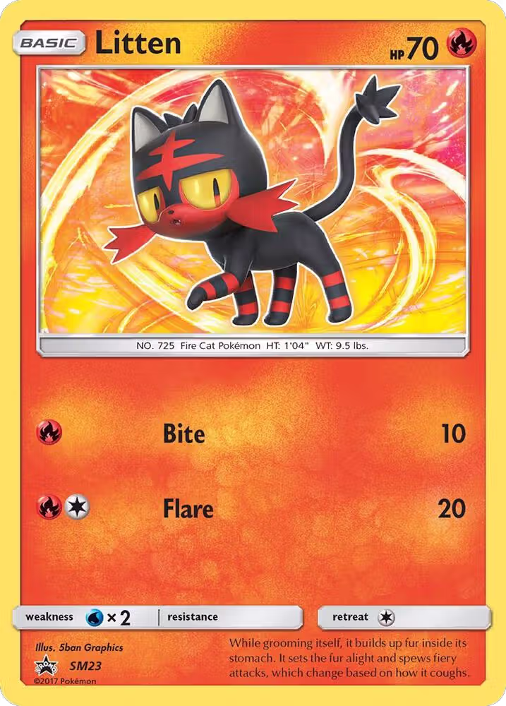 Litten - SM23 (SM23), SM Promos — Pokémon card price