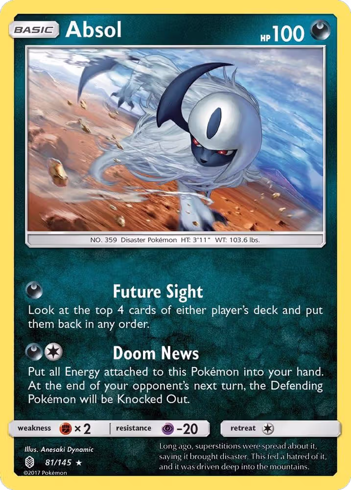 Absol (81/145), SM - Guardians Rising — Pokémon card price