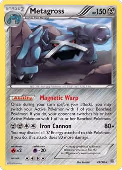 Metagross - 49/98 (XY Ancient Origins) (049/098), Deck Exclusives — Pokémon card price