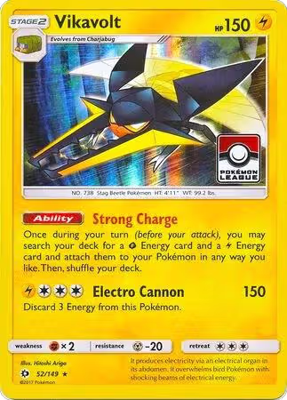 Vikavolt - 52/149 (Pokemon League) (052/149), League & Championship Cards — Pokémon card price