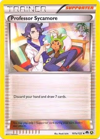 Professor Sycamore - 107a/122 (Holofoil) (107a/122), Alternate Art Promos — Pokémon card price