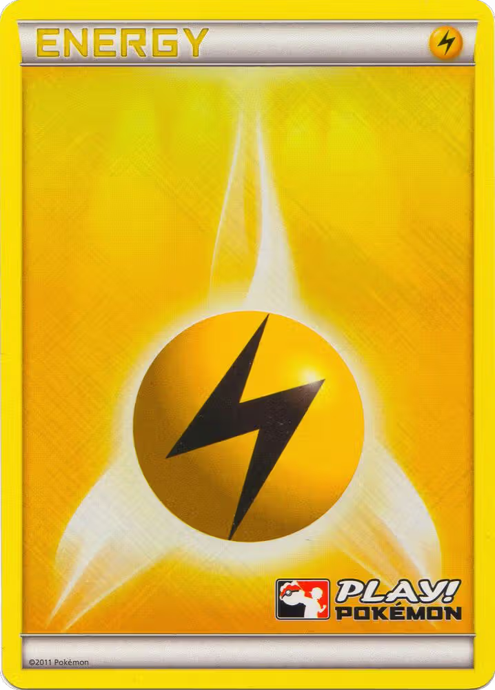 Lightning Energy (2011 Play! Pokemon), League & Championship Cards — Pokémon card price