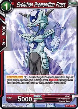 Evolution Premonition Frost (BT1-017), Galactic Battle — DB Super card price