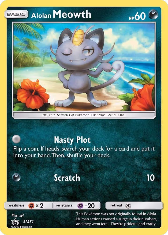 Alolan Meowth - SM51 (SM51), SM Promos — Pokémon card price