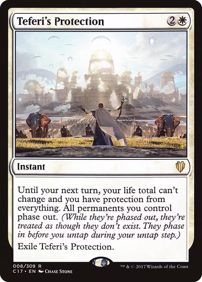 Teferi's Protection (8), Commander 2017 — Magic card price
