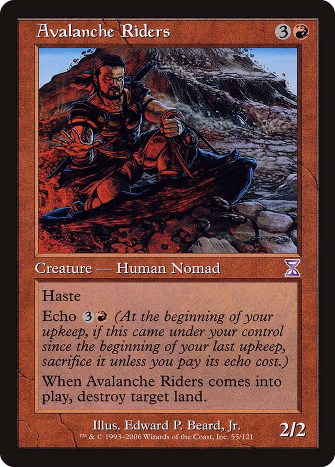 Avalanche Riders (55), Timeshifted — Magic card price