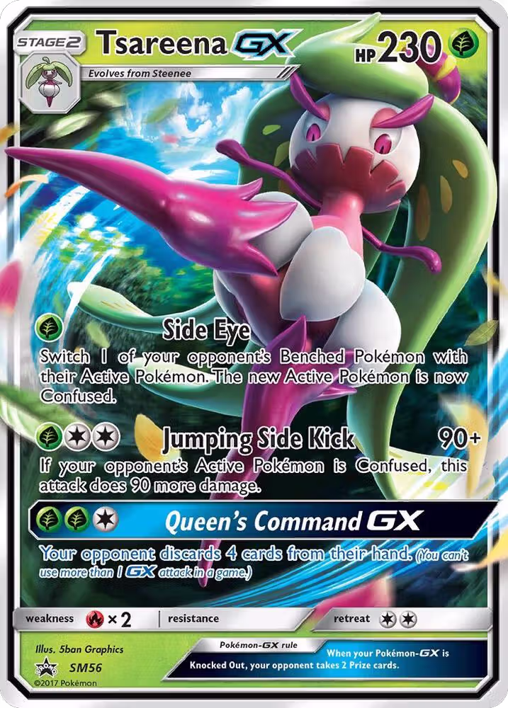 Tsareena GX - SM56 (SM56), SM Promos — Pokémon card price