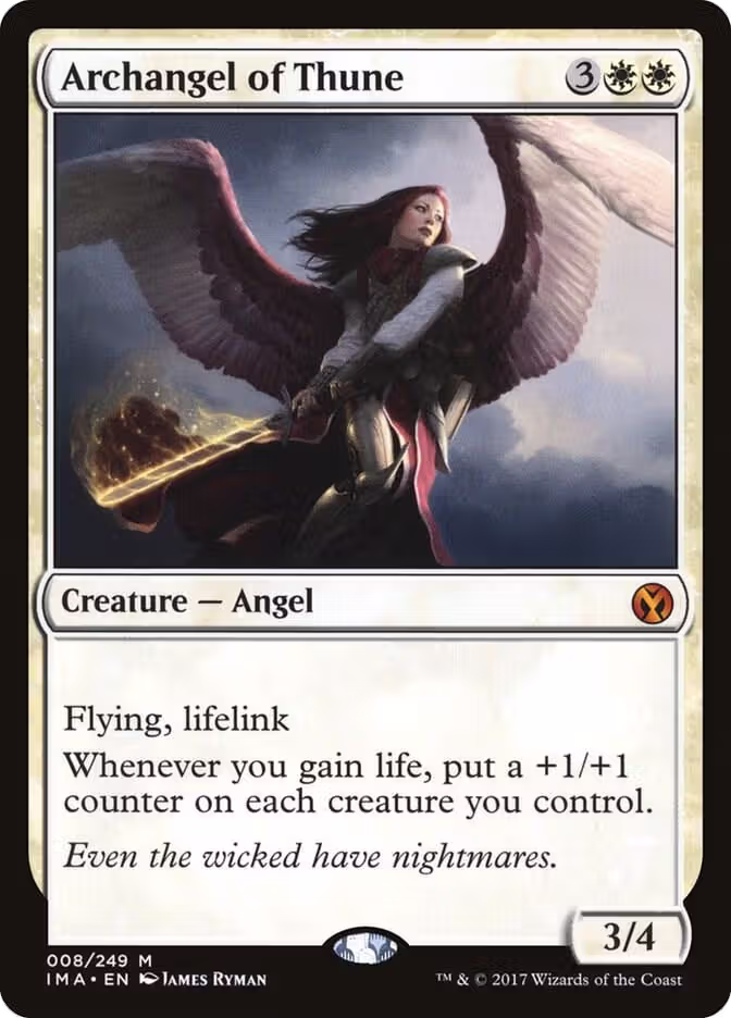 Archangel of Thune (8), Iconic Masters — Magic card price