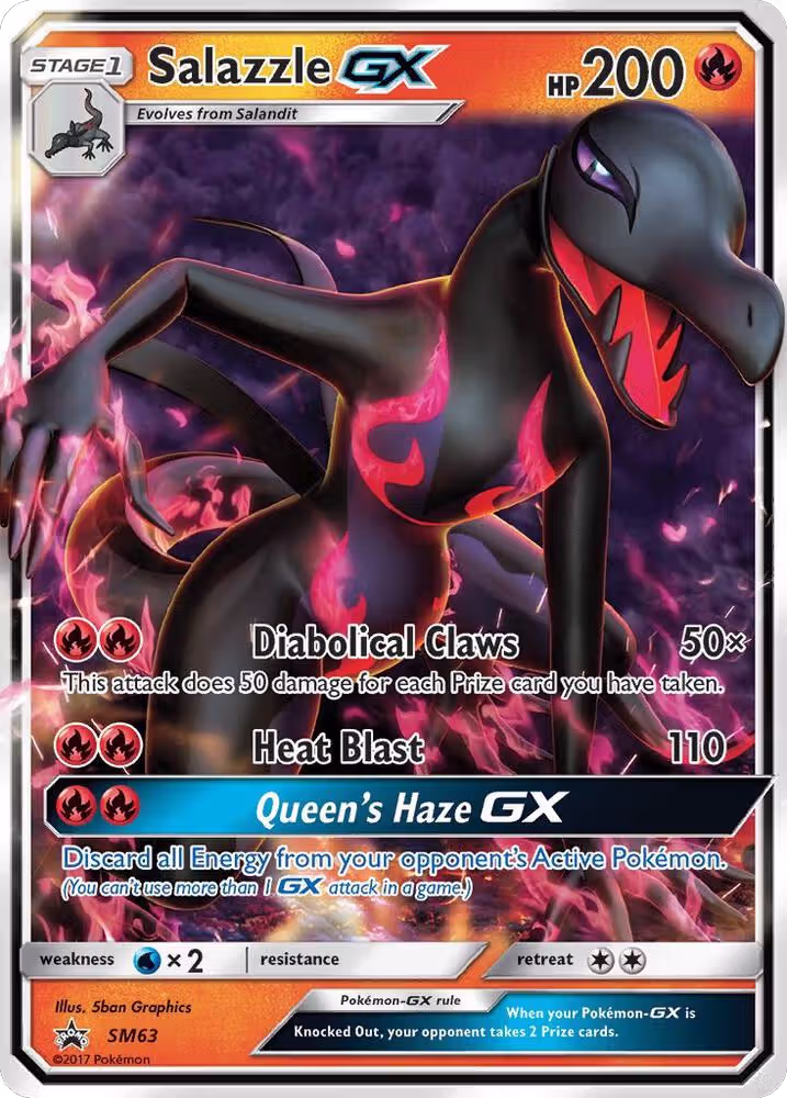 Salazzle GX - SM63 (SM63), SM Promos — Pokémon card price