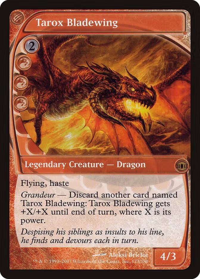 Tarox Bladewing (123), Future Sight — Magic card price