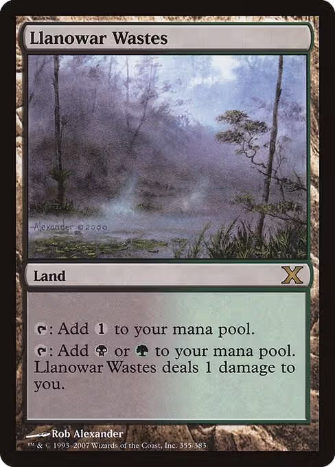 Llanowar Wastes (355), 10th Edition — Magic card price