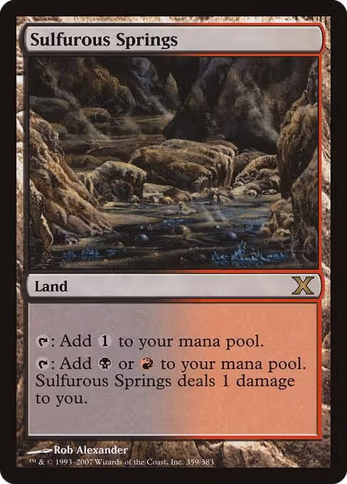 Sulfurous Springs (359), 10th Edition — Magic card price