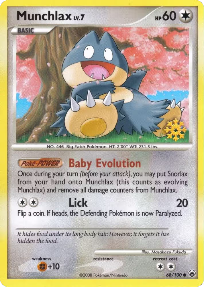 Munchlax - 68/100 (068/100), Countdown Calendar Promos — Pokémon card price