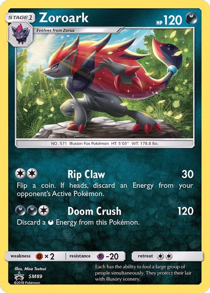 Zoroark - SM89 (SM89), SM Promos — Pokémon card price