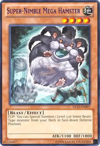 Super-Nimble Mega Hamster (Purple) (DL15-EN007), Duelist League Promo — Yu-Gi-Oh! card price