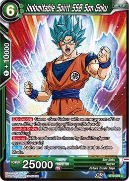 Indomitable Spirit SSB Son Goku (BT3-059), Cross Worlds — DB Super card price