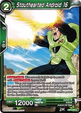 Stouthearted Android 16 (BT3-068), Cross Worlds — DB Super card price
