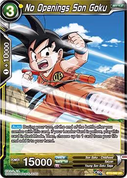 No Openings Son Goku (BT3-090), Cross Worlds — DB Super card price