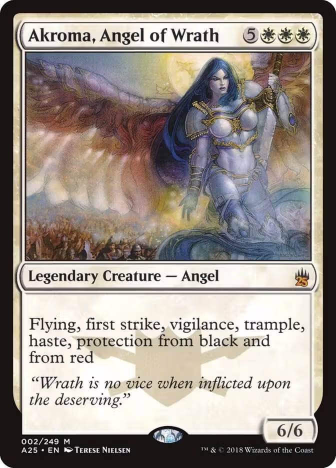 Akroma, Angel of Wrath (2), Masters 25 — Magic card price