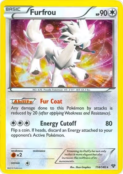 Furfrou - 114/146 (Cosmos Holo) (114/116), Blister Exclusives — Pokémon card price