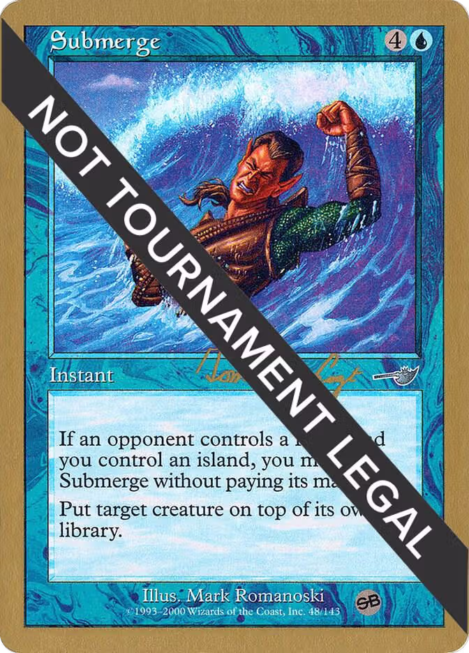 Submerge - 2000 Tom van de Logt (NMS) (SB), World Championship Decks — Magic card price
