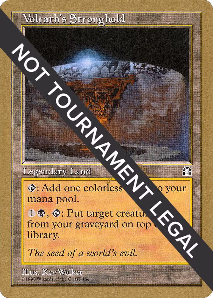 Volrath's Stronghold - 1999 Jakub Slemr (STH), World Championship Decks — Magic card price