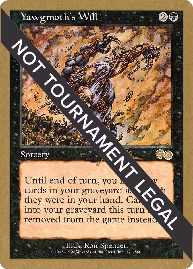 Yawgmoth's Will - 1999 Jakub Slemr (USG), World Championship Decks — Magic card price