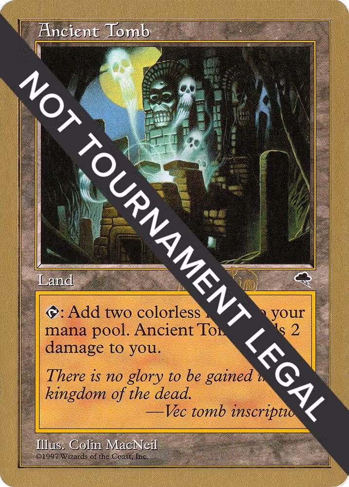 Ancient Tomb - 1999 Mark Le Pine (TMP), World Championship Decks — Magic card price