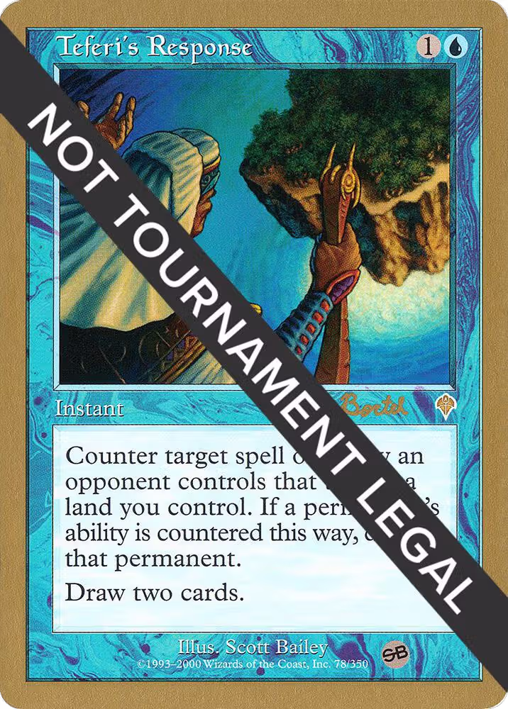 Teferi's Response - 2001 Alex Borteh (INV) (SB), World Championship Decks — Magic card price