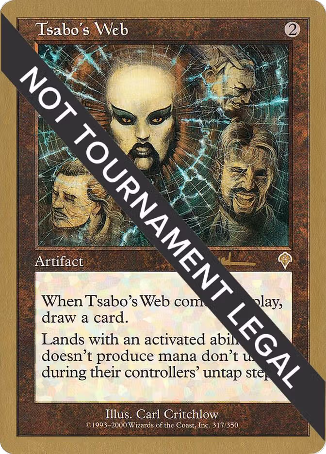 Tsabo's Web - 2001 Antoine Ruel (INV), World Championship Decks — Magic card price