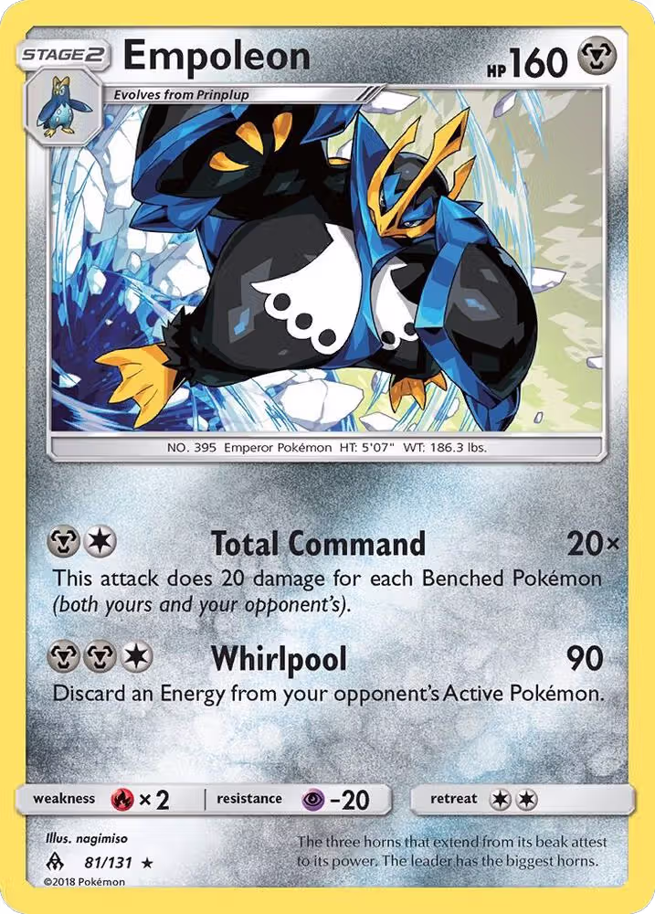 Empoleon (81/131), SM - Forbidden Light — Pokémon card price