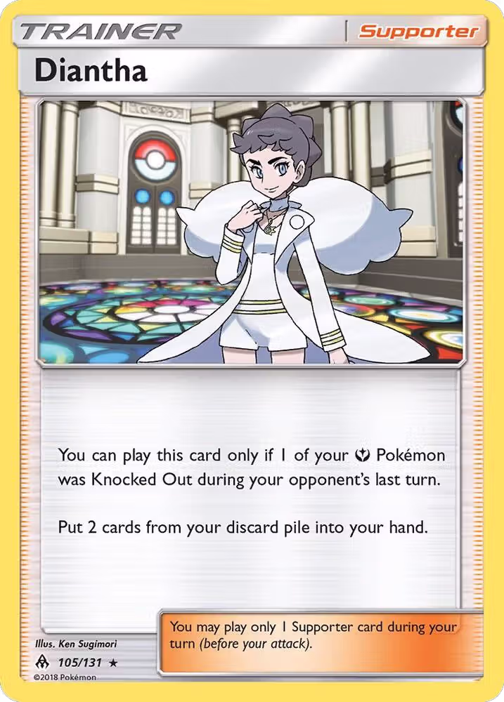 Diantha (105/131), SM - Forbidden Light — Pokémon card price