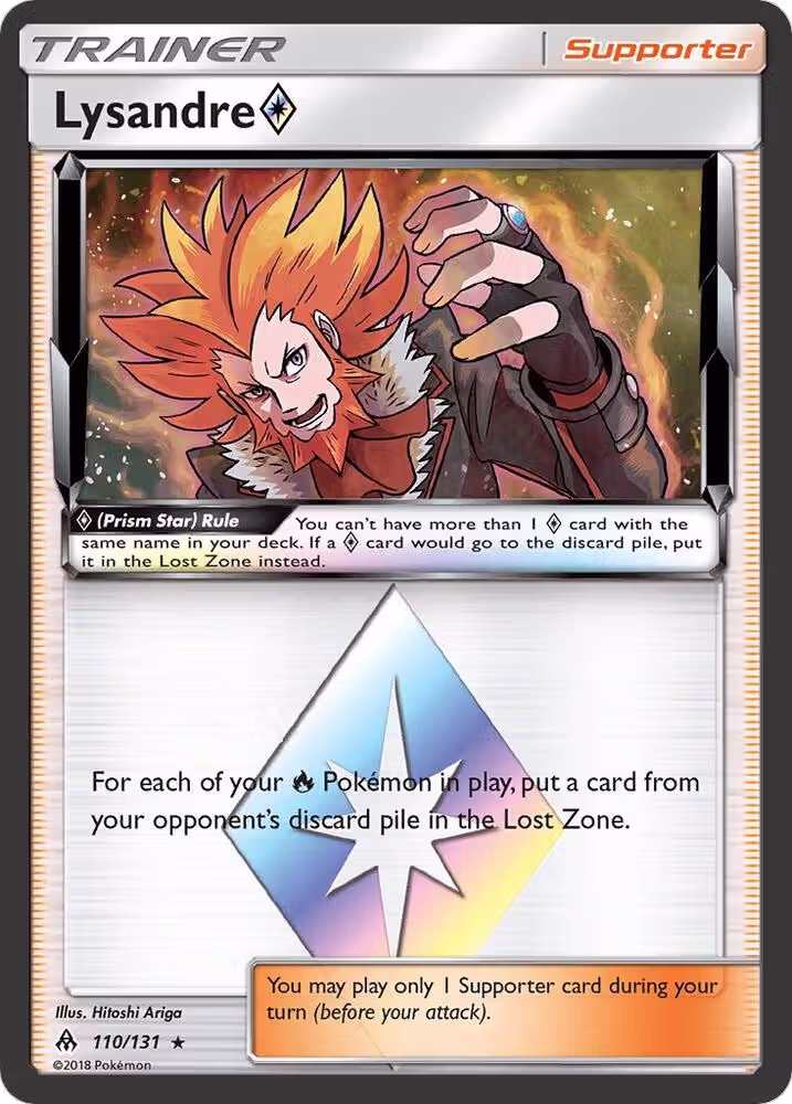 Lysandre Prism Star (110/131), SM - Forbidden Light — Pokémon card price